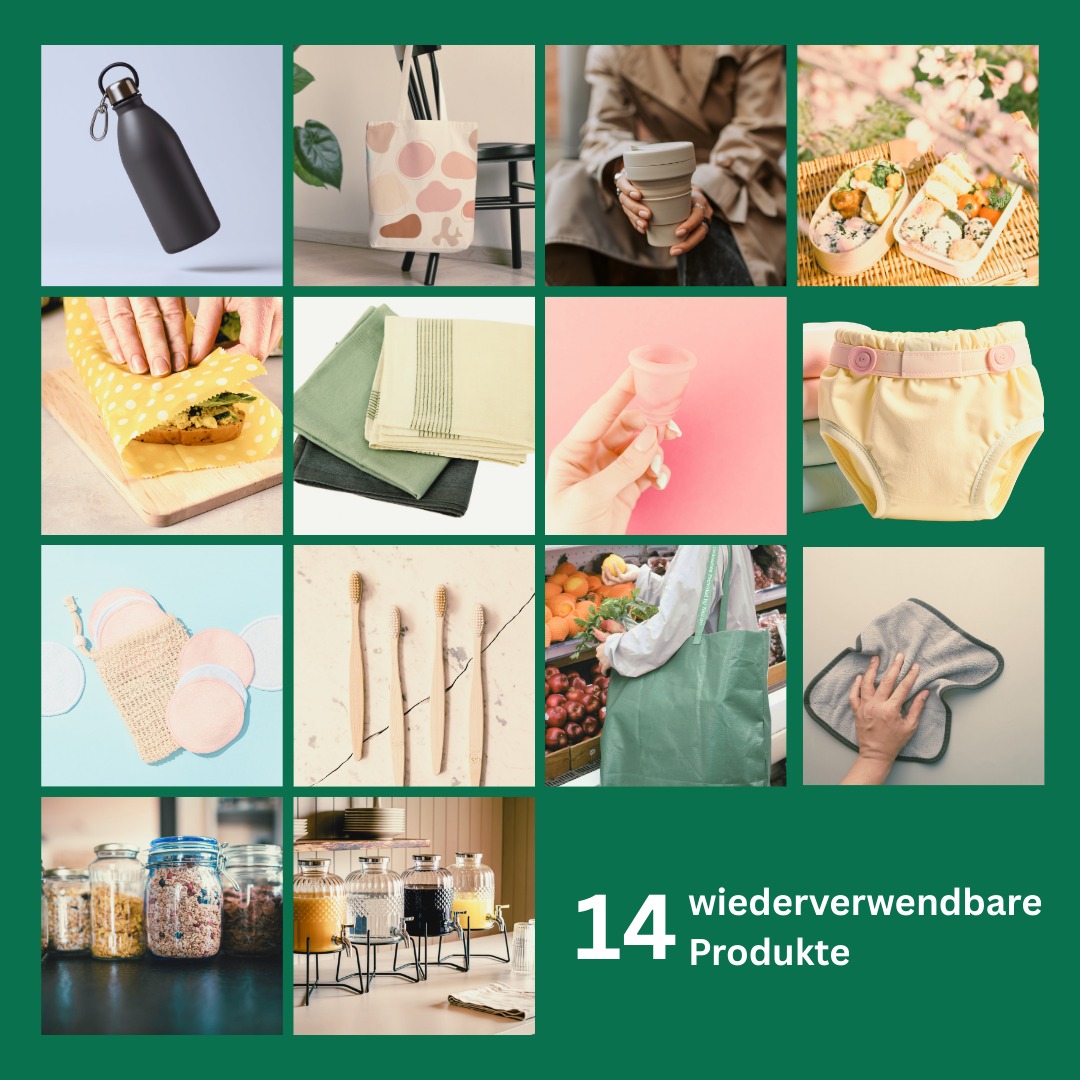 Vorteile wiederverwendbarer Produkte auf einen Blick
